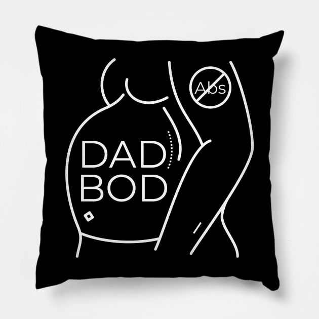 Dad Bod Pillow by DB Teez and More