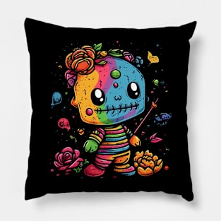 Flower zombie Pillow