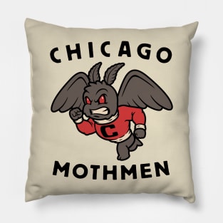 Chicago Mothman Mascot Pillow