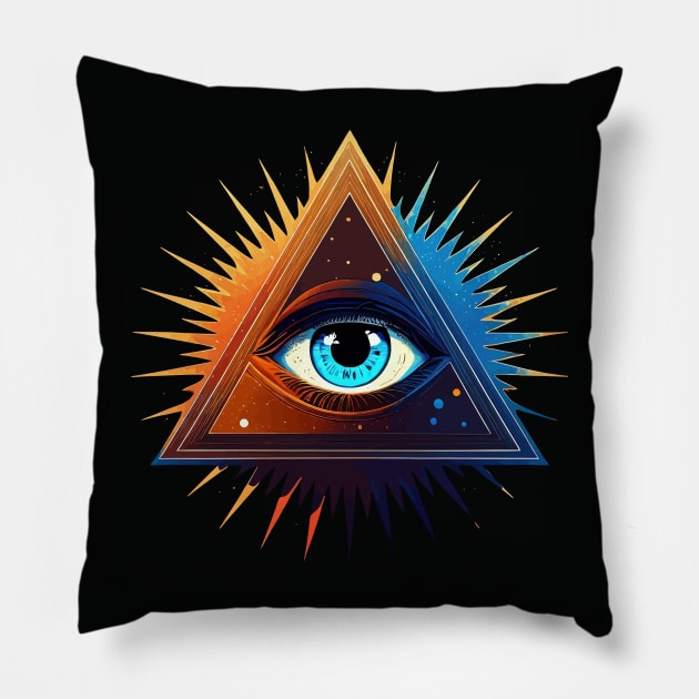 Eye of Providence Pillow by Da20