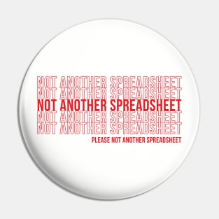 Not Another Spreadsheet Pin