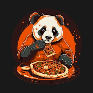 Panda Pizza Party T-Shirt