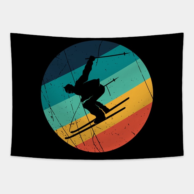 Skiing Mountain Slope Winter Sports Gift Tapestry by AlleyField