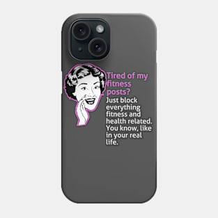 Fitness posts Phone Case