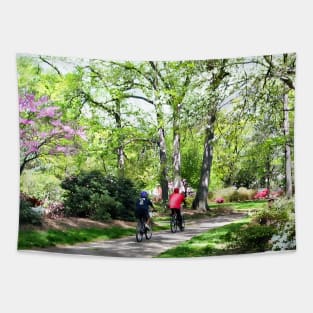 Spring - Bicycling in Spring Tapestry