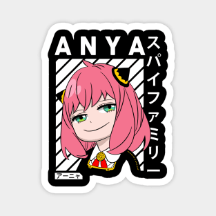 Anya Forger Cute Smirk Pose – Spy x Family Magnet