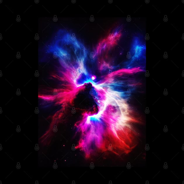Vibrant Nebula Mirage by Lematworks