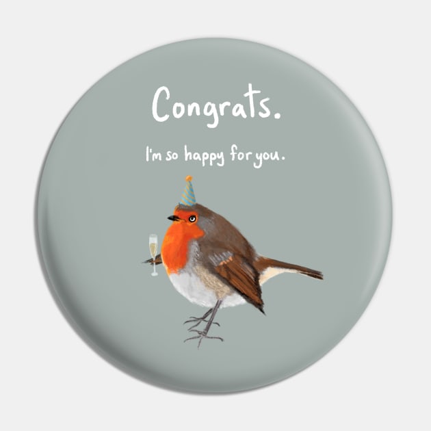 Apathetic Robin Pin by alfrescotree