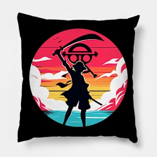 luffy Silhouette Pillow