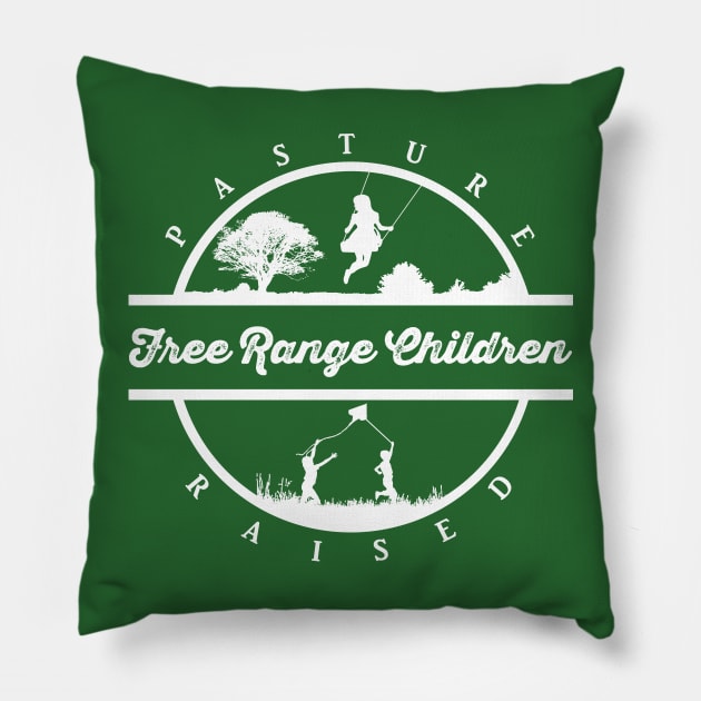 Free Range Children Pillow by gnotorious