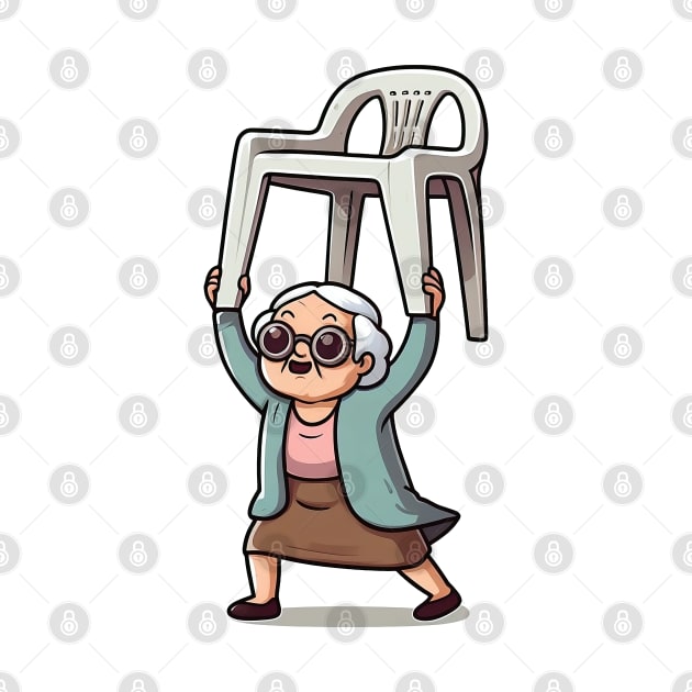 Grandma defies gravity by 3coo