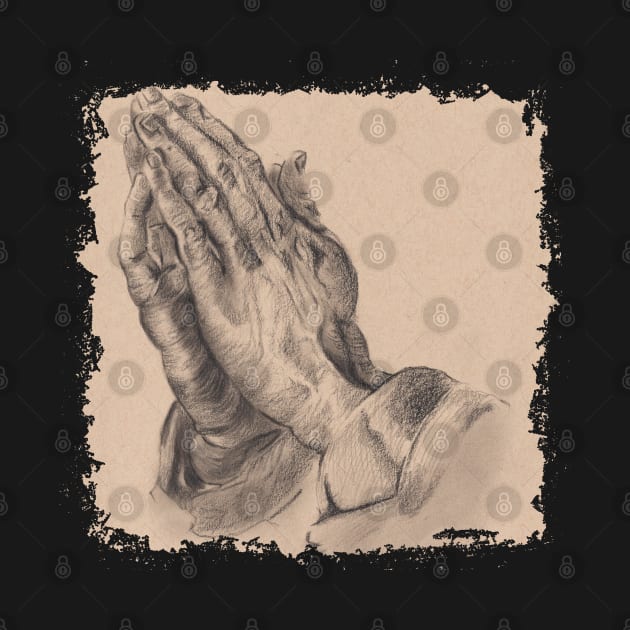 Praying Hands of Albrecht Durer by inkRadical