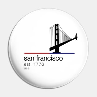 San Francisco Golden Gate Pin