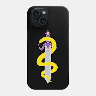 Sword and Snake (Non-Binary Colors) Phone Case