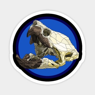 Alligator Snapping Turtle Skull Magnet