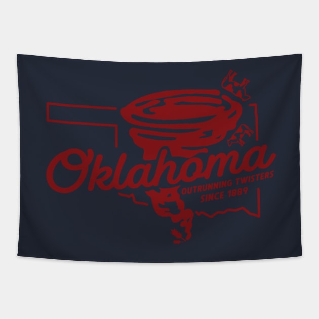 Fun Oklahoma Twister Tee Tapestry by luckybengal