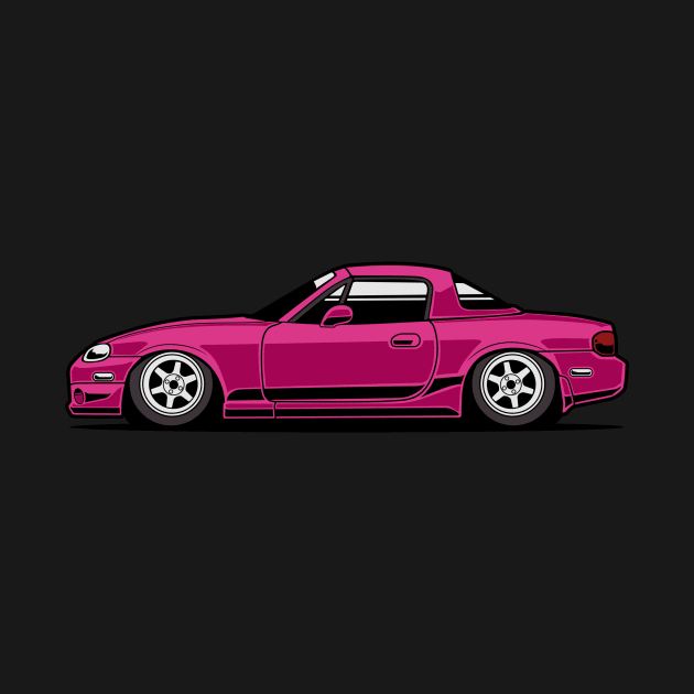 pink miata by rclndsgn