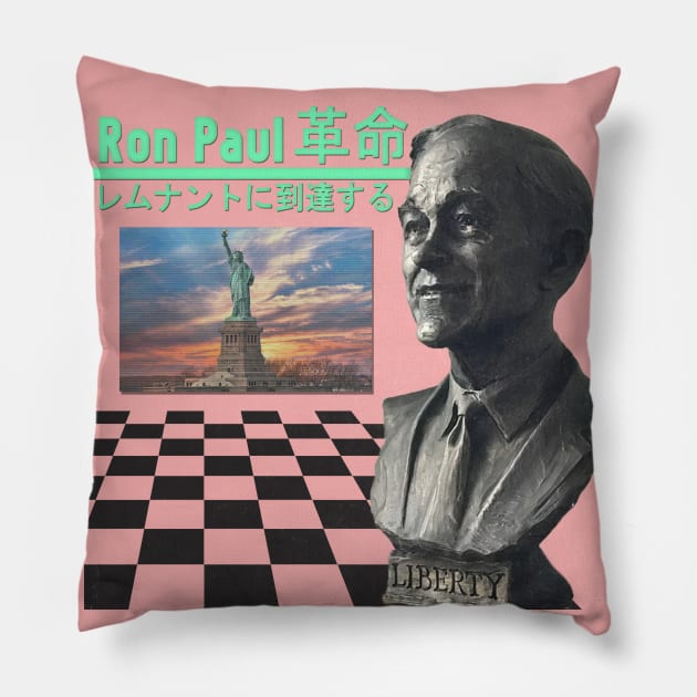 Ron Paul Remnant Pillow by The Libertarian Frontier 