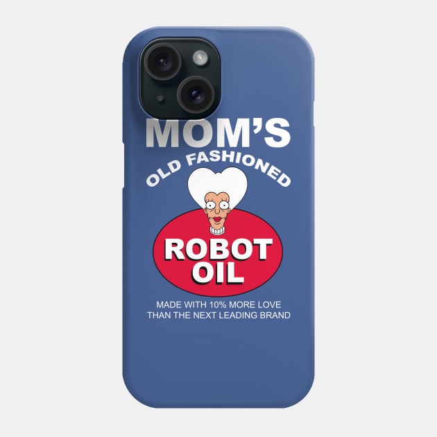 Mom's Old Fashioned Robot Oil Phone Case by Meta Cortex