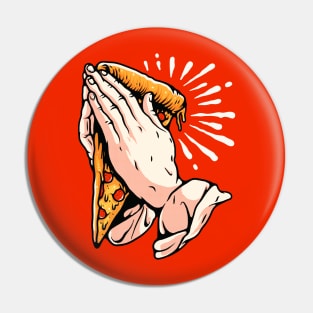 Prayer in Pizza Pin