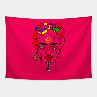 Move like Frida Kahlo Tapestry