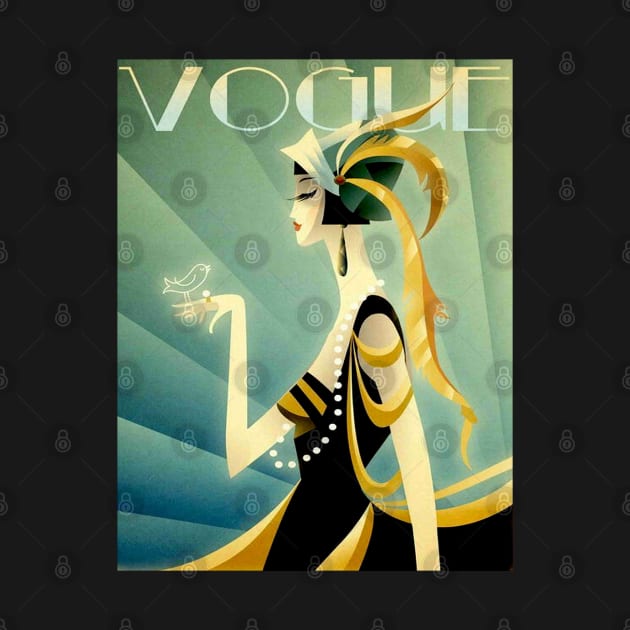 Vogue Beautiful Woman Print by posterbobs