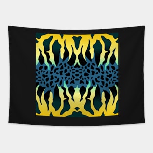 African Tree Frog Pattern Tapestry