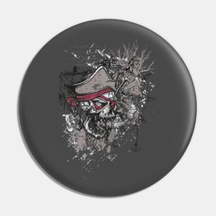 Skull Pirate Pin