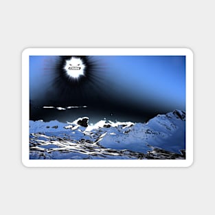 Black Sun / Swiss Artwork Photography Magnet