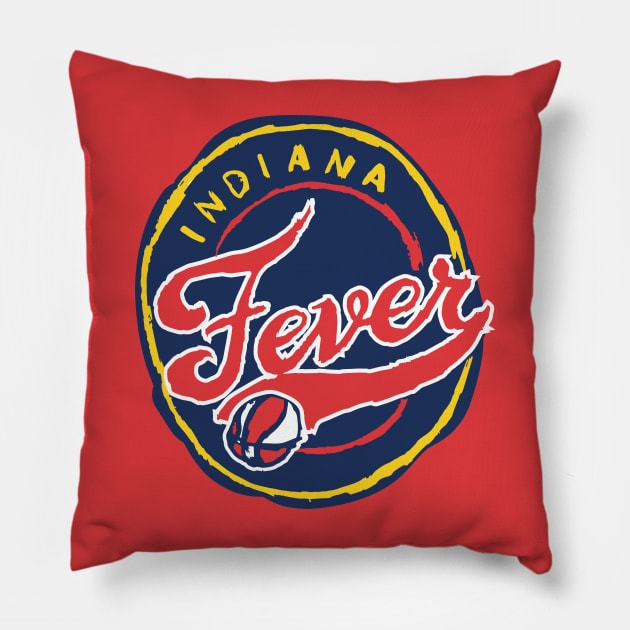 Indiana Feveeeer 11 Pillow by Very Simple Graph