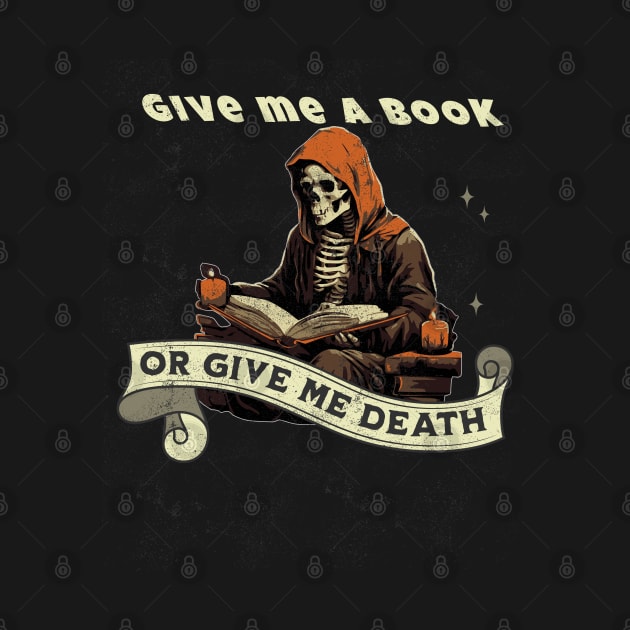 Skeleton Reading A Book Lover Tarot Card The Reader Mystic Funny Skeleton by VisionDesigner