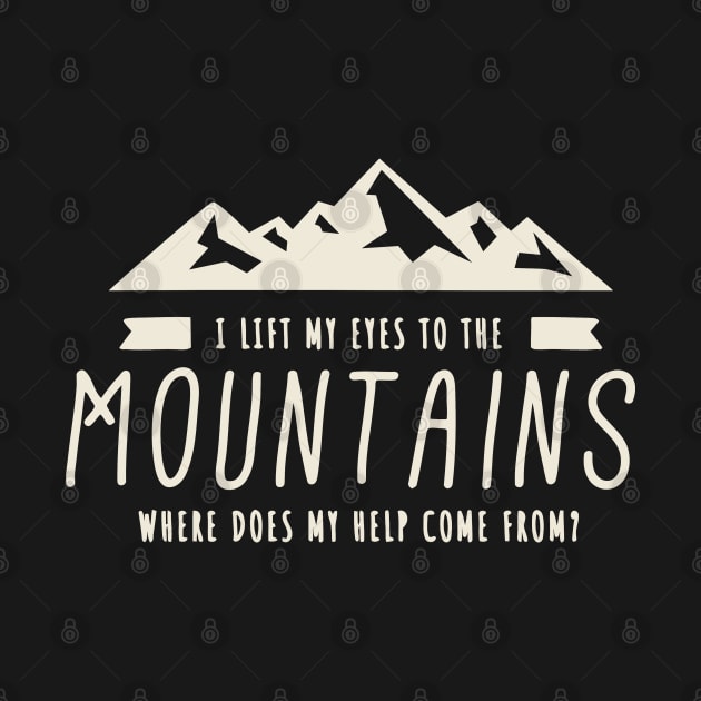 Psalm 121 Mountain Christian Bible Verse by tanambos