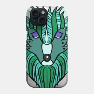 Green Wolf Phone Case