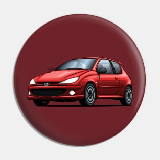 Peugeot 206 RC - Red Pin