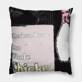 Chicken and Pin Pillow