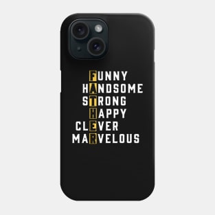 Dad: The Marvelously Funny & Strong Superhero Phone Case