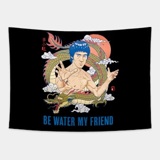 Lee Legend Jeet Kune Do Movie Bruce Be Water Tapestry