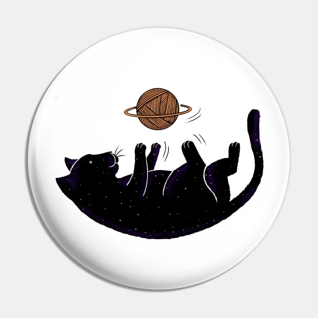 Cat Universe Pin by coffeeman