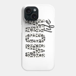 Mom Life, Leopard Print © GraphicLoveShop Phone Case