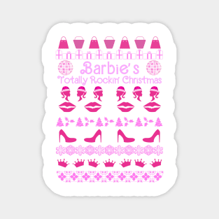 Barbie's Totally Rockin' Christmas - Holiday Sweater Magnet