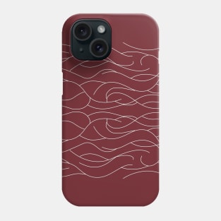 Geometric waves design Phone Case