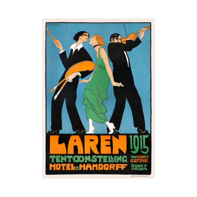 Netherlands Vintage Advertising Poster Laren 1915 by vintagetreasure