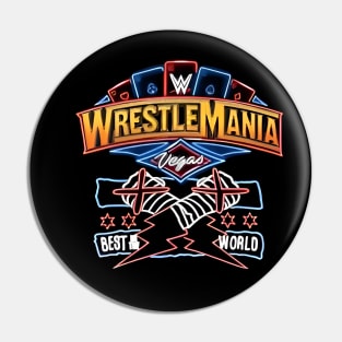 Wrestlemania 41 — Las Vegas Logo Classic Pin