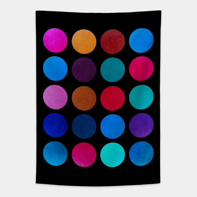 Colorful Dots 2 Tapestry by RockettGraph1cs