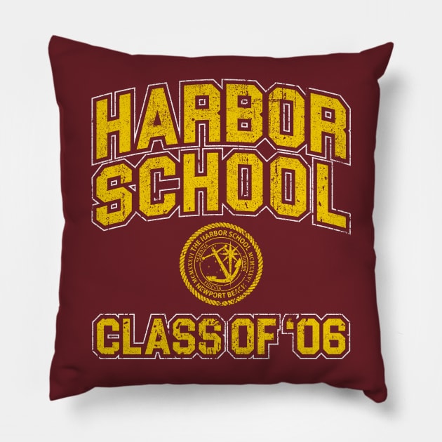Harbor School Class of 06 - The OC Pillow by huckblade