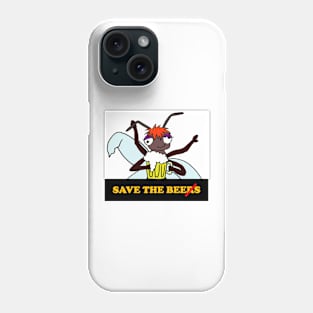 Tiled option Save the Bee(r)s Phone Case