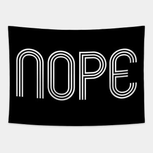 Nope Triline Black Tapestry