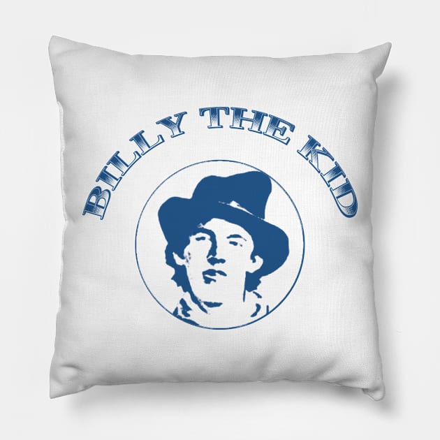 billy the kid Pillow by Genetics art