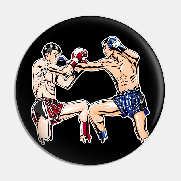 Thai boxing Pin by jjsealion