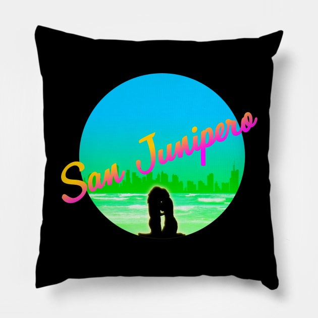 San Junipero Pillow by MrGekko